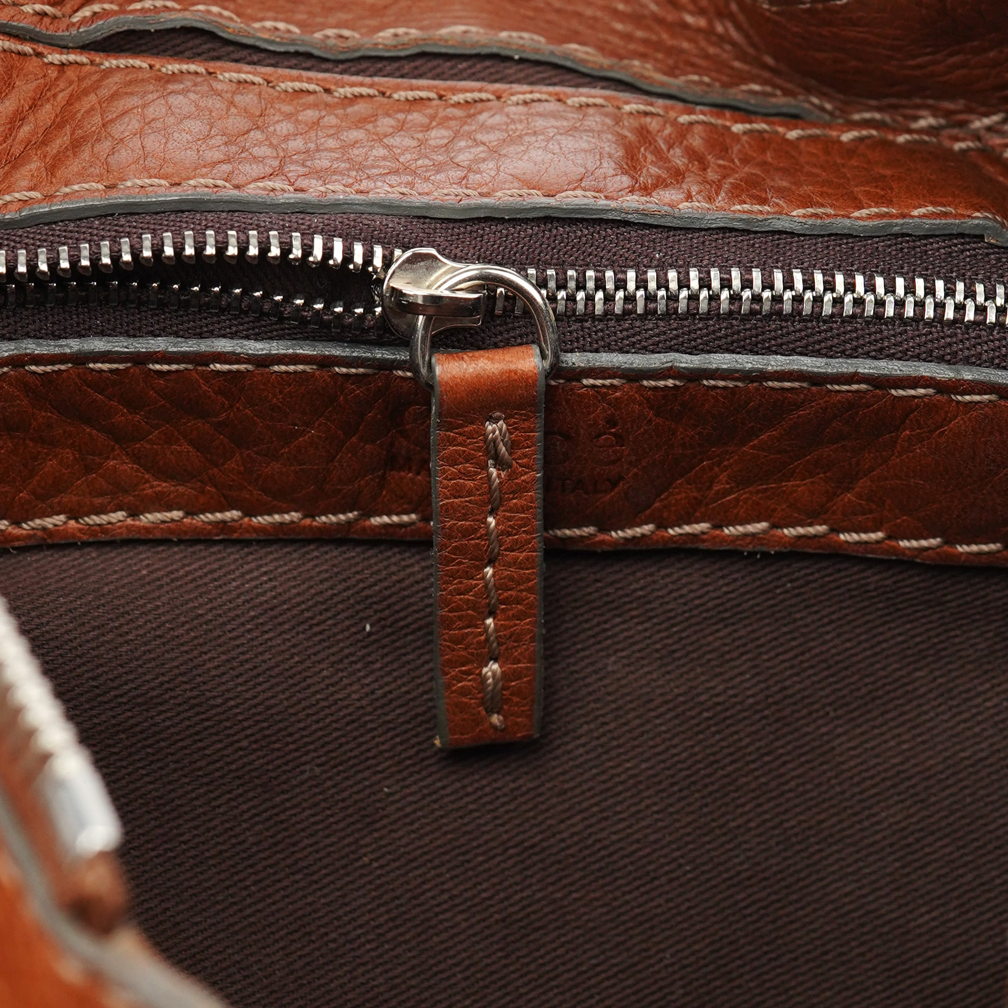 Chloé Brown Leather Paddington Tote Bag