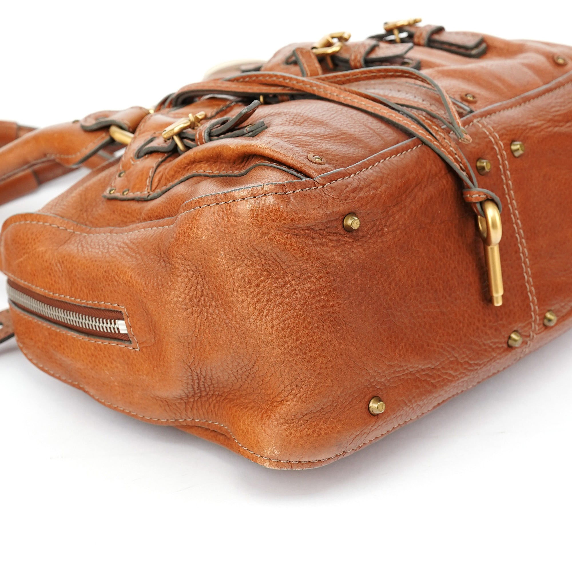 Chloé Brown Leather Paddington Tote Bag