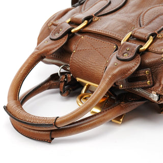Chloe Brown Leather Paddington Tote Bag