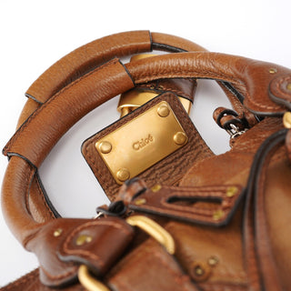 Chloe Brown Leather Paddington Tote Bag