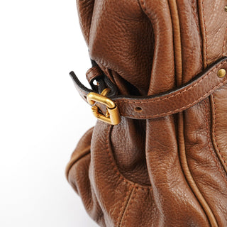 Chloe Brown Leather Paddington Tote Bag