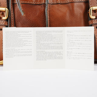 Chloe Brown Leather Paddington Tote Bag