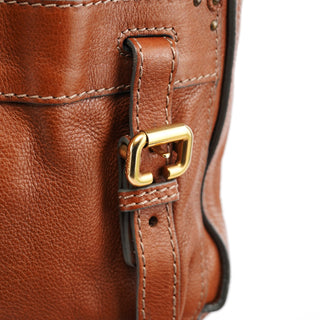 Chloe Brown Leather Paddington Tote Bag