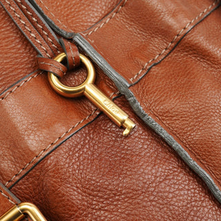 Chloe Brown Leather Paddington Tote Bag