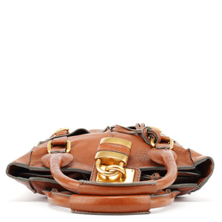 Chloe Brown Leather Paddington Tote Bag