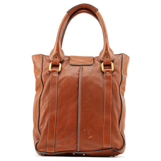 Chloe Brown Leather Paddington Tote Bag