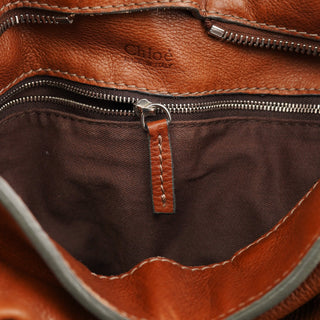 Chloe Brown Leather Paddington Tote Bag