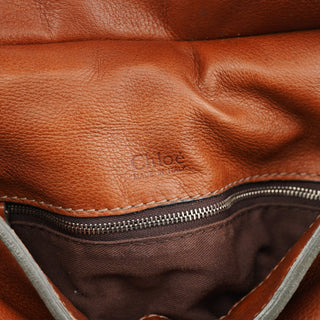 Chloe Brown Leather Paddington Tote Bag