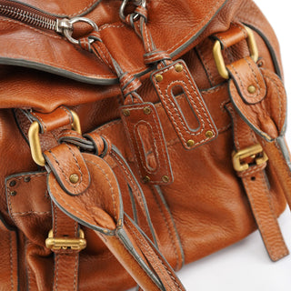 Chloe Brown Leather Paddington Tote Bag