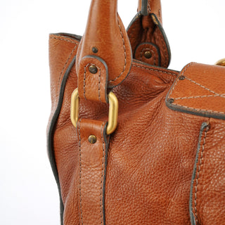 Chloe Brown Leather Paddington Tote Bag