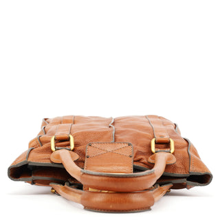 Chloe Brown Leather Paddington Tote Bag