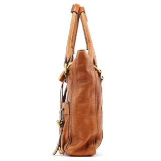 Chloe Brown Leather Paddington Tote Bag
