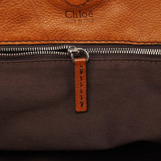 Chloe Brown Leather Paddington Tote Bag