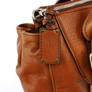 Chloe Brown Leather Paddington Tote Bag