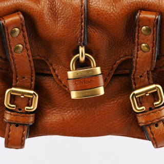 Chloe Brown Leather Paddington Tote Bag