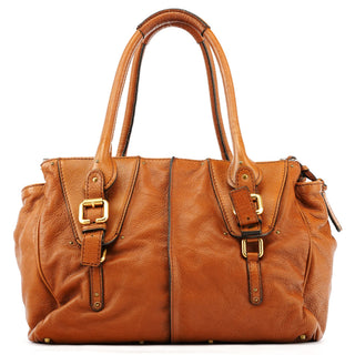 Chloe Brown Leather Paddington Tote Bag