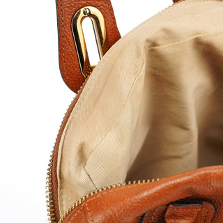 Chloe Brown Leather Paraty 2-Way Bag