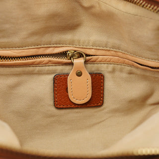 Chloe Brown Leather Paraty 2-Way Bag