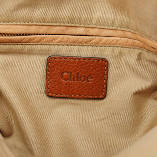 Chloe Brown Leather Paraty 2-Way Bag
