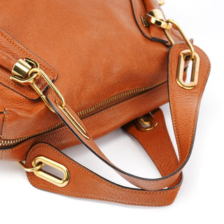 Chloe Brown Leather Paraty 2-Way Bag