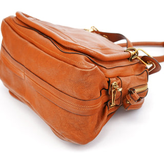 Chloe Brown Leather Paraty 2-Way Bag