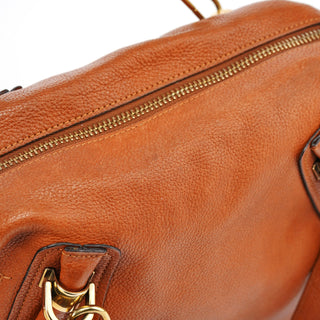 Chloe Brown Leather Paraty 2-Way Bag