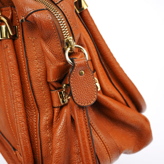 Chloe Brown Leather Paraty 2-Way Bag