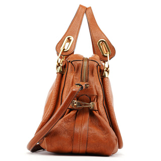 Chloe Brown Leather Paraty 2-Way Bag