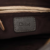 Chloé Paraty 2-Way Tasche aus braunem Leder