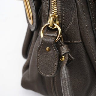 Chloe Brown Leather Paraty 2-Way Bag