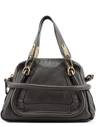 Chloe Brown Leather Paraty 2-Way Bag