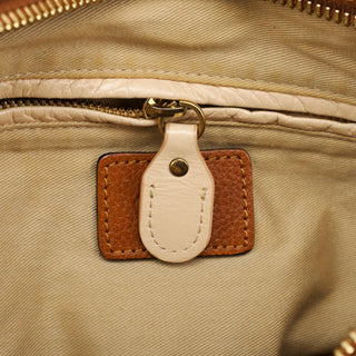 Chloe Brown Leather Paraty 2-Way Bag