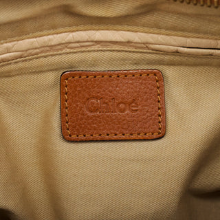 Chloe Brown Leather Paraty 2-Way Bag