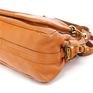 Chloe Brown Leather Paraty 2-Way Bag
