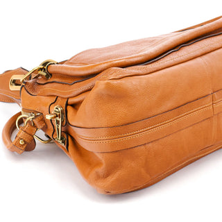 Chloe Brown Leather Paraty 2-Way Bag