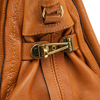 Chloe Brown Leather Paraty 2-Way Bag