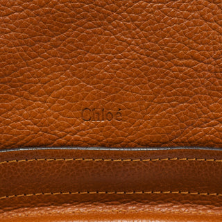 Chloe Brown Leather Paraty 2-Way Bag