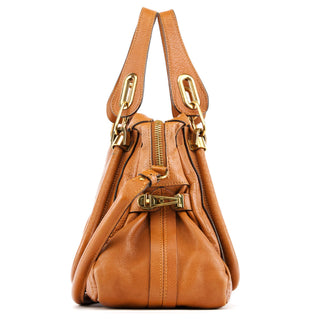 Chloe Brown Leather Paraty 2-Way Bag