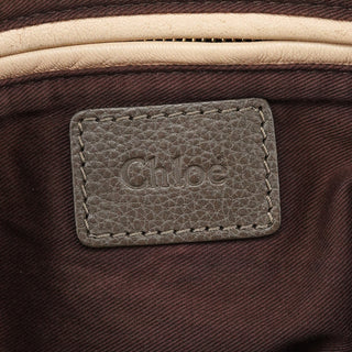 Chloe Brown Leather Paraty 2-Way Bag