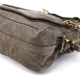 Chloe Brown Leather Paraty 2-Way Bag