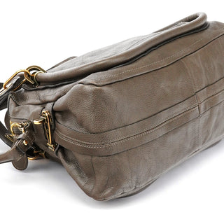 Chloe Brown Leather Paraty 2-Way Bag
