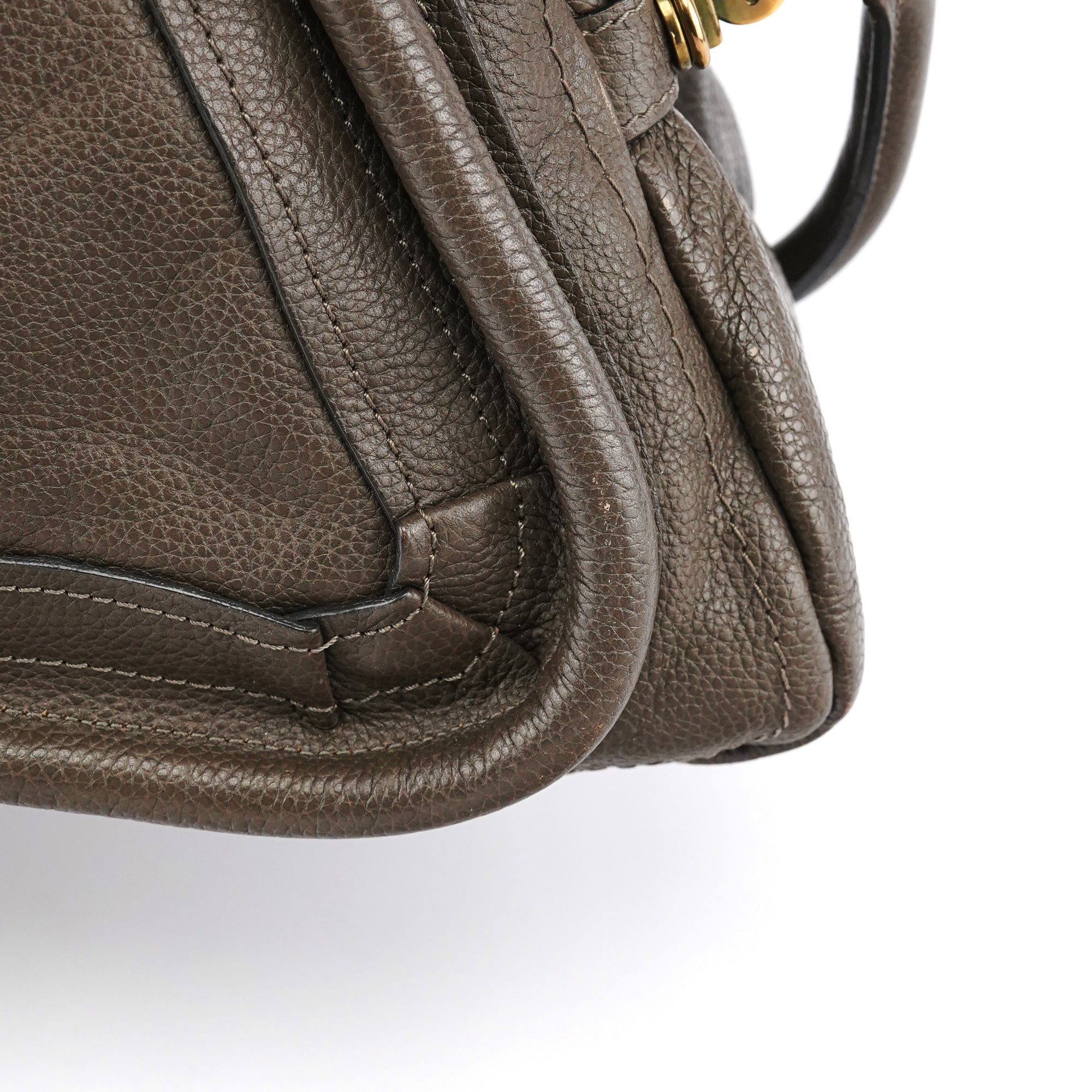 Chloe Brown Leather Paraty 2-Way Bag