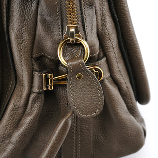 Chloe Brown Leather Paraty 2-Way Bag