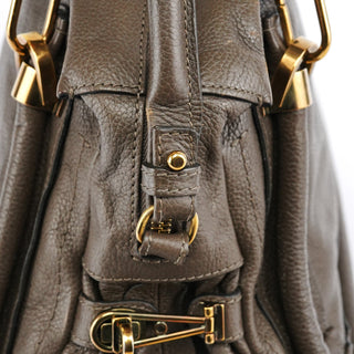 Chloe Brown Leather Paraty 2-Way Bag