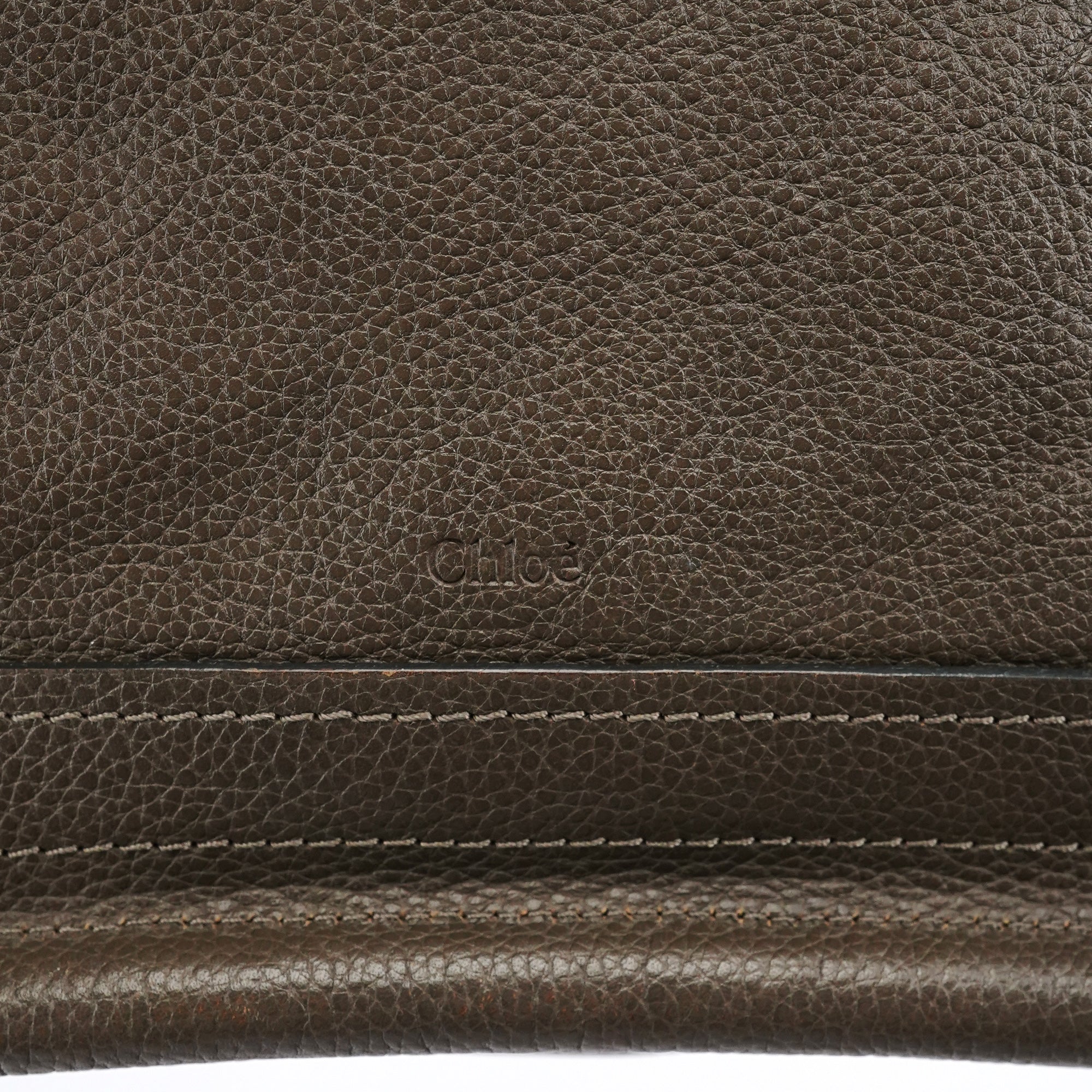 Chloe Brown Leather Paraty 2-Way Bag