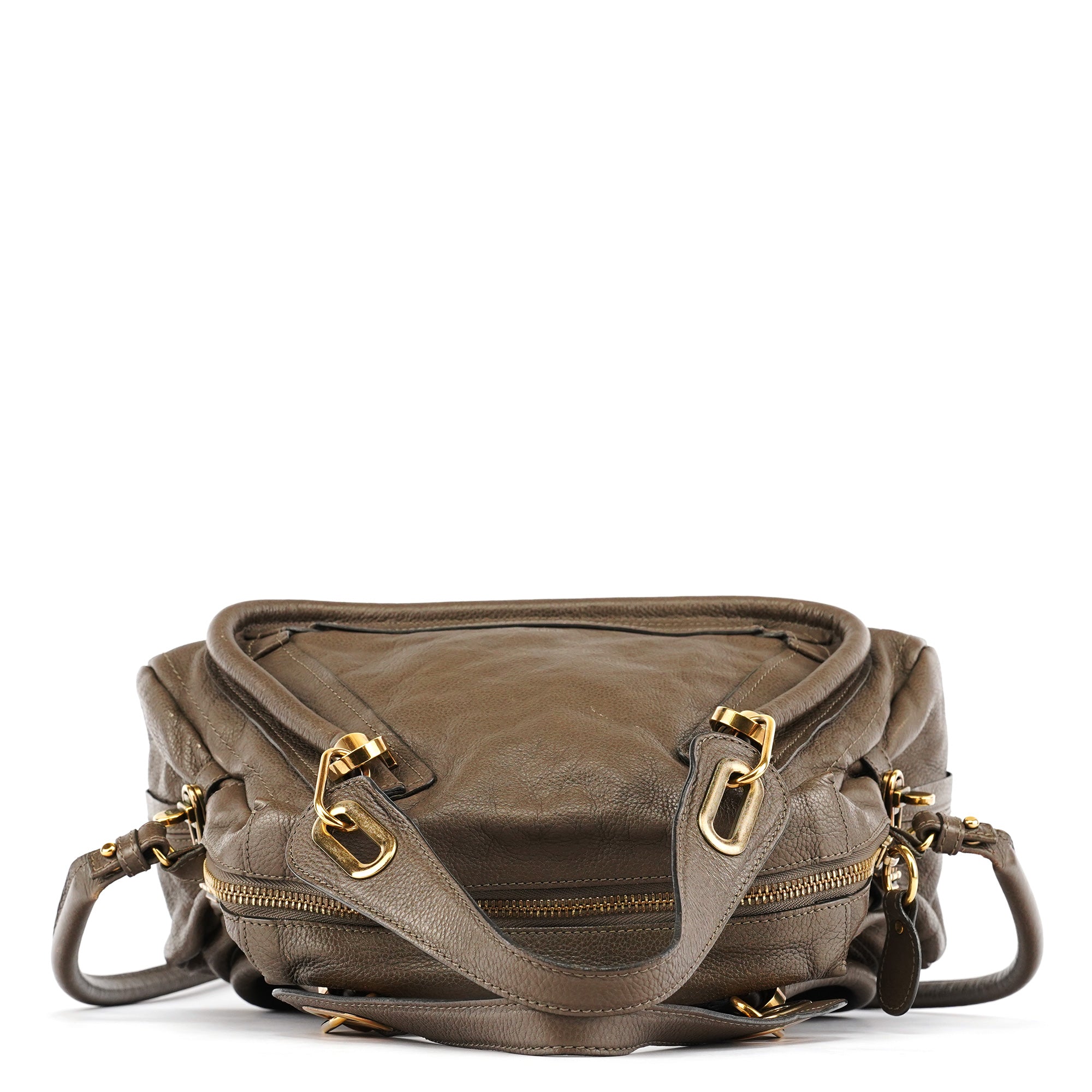 Chloe Brown Leather Paraty 2-Way Bag