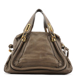 Chloe Brown Leather Paraty 2-Way Bag