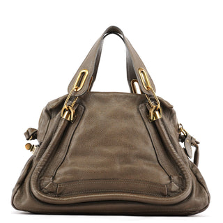 Chloe Brown Leather Paraty 2-Way Bag