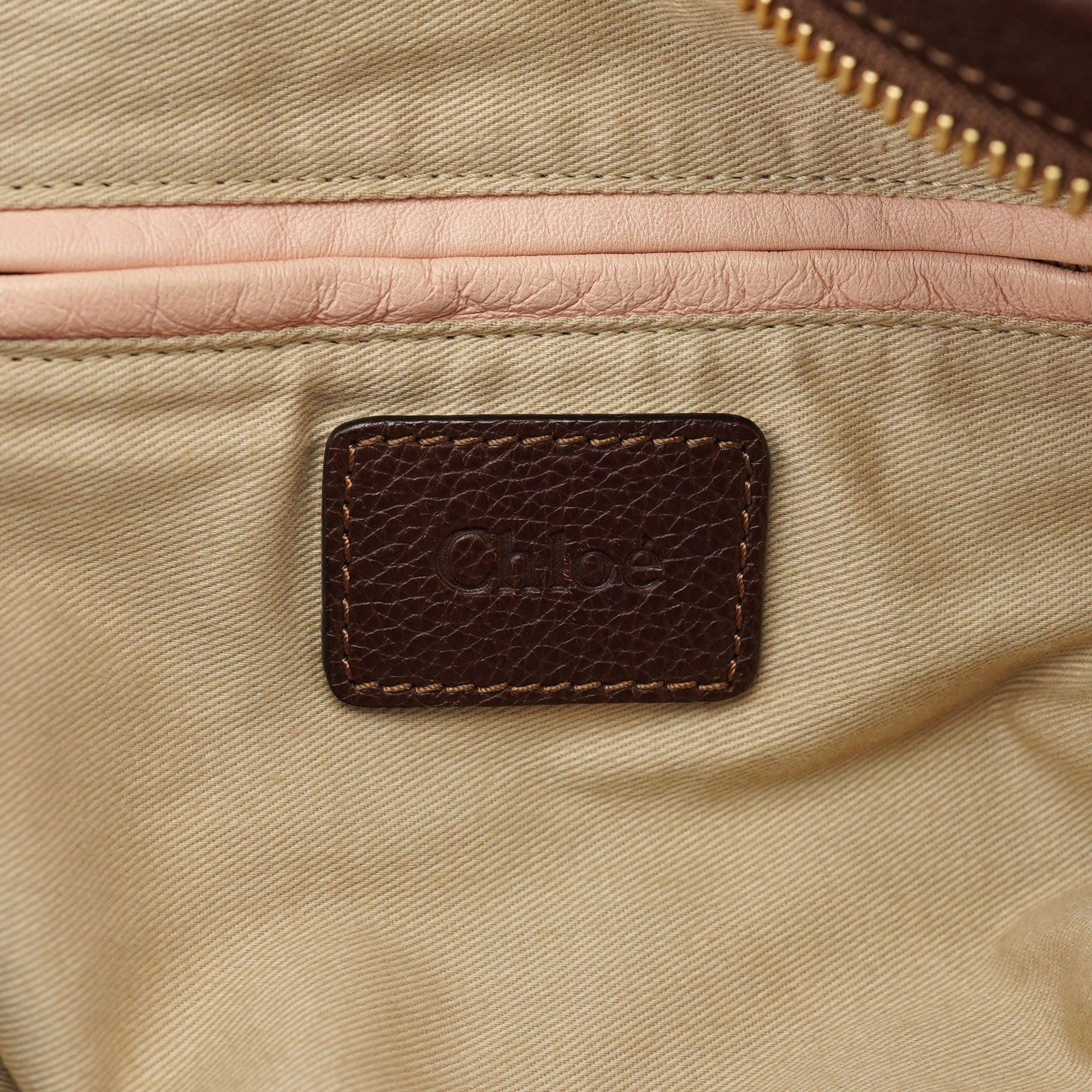 Chloé Brown Leather Paraty 2-Way Shoulder Bag