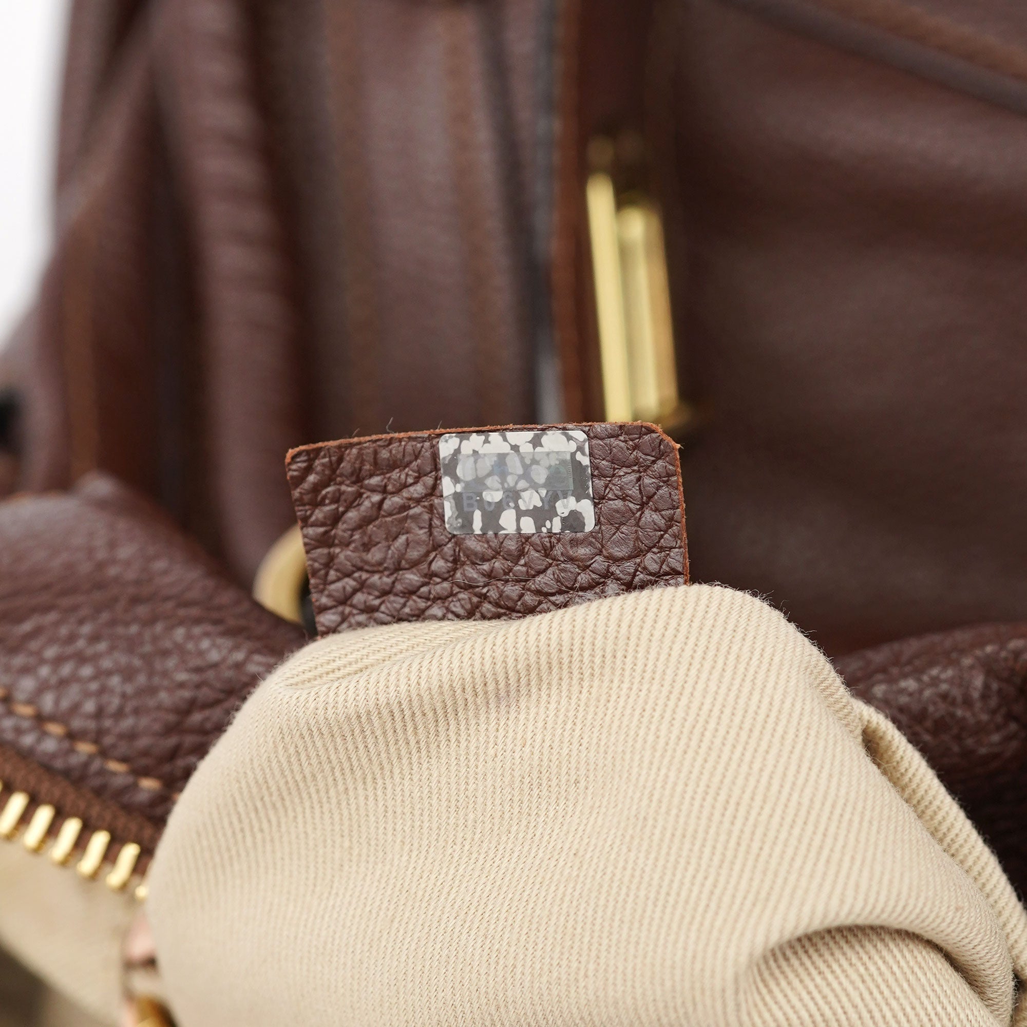 Chloé Brown Leather Paraty 2-Way Shoulder Bag
